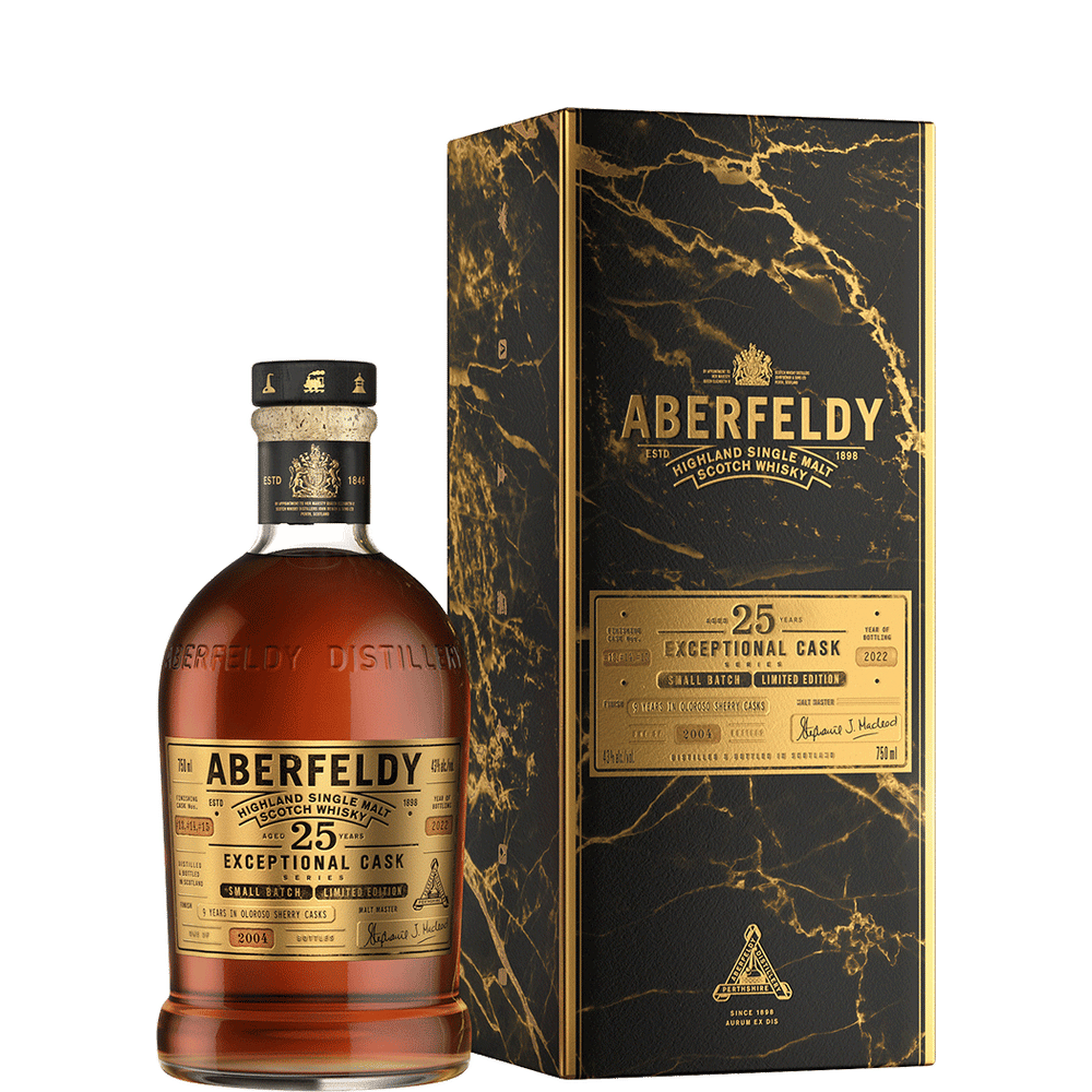 Aberfeldy 25 Year Old Single Malt Scotch Whisky Oloroso Cask Finish 750ml
