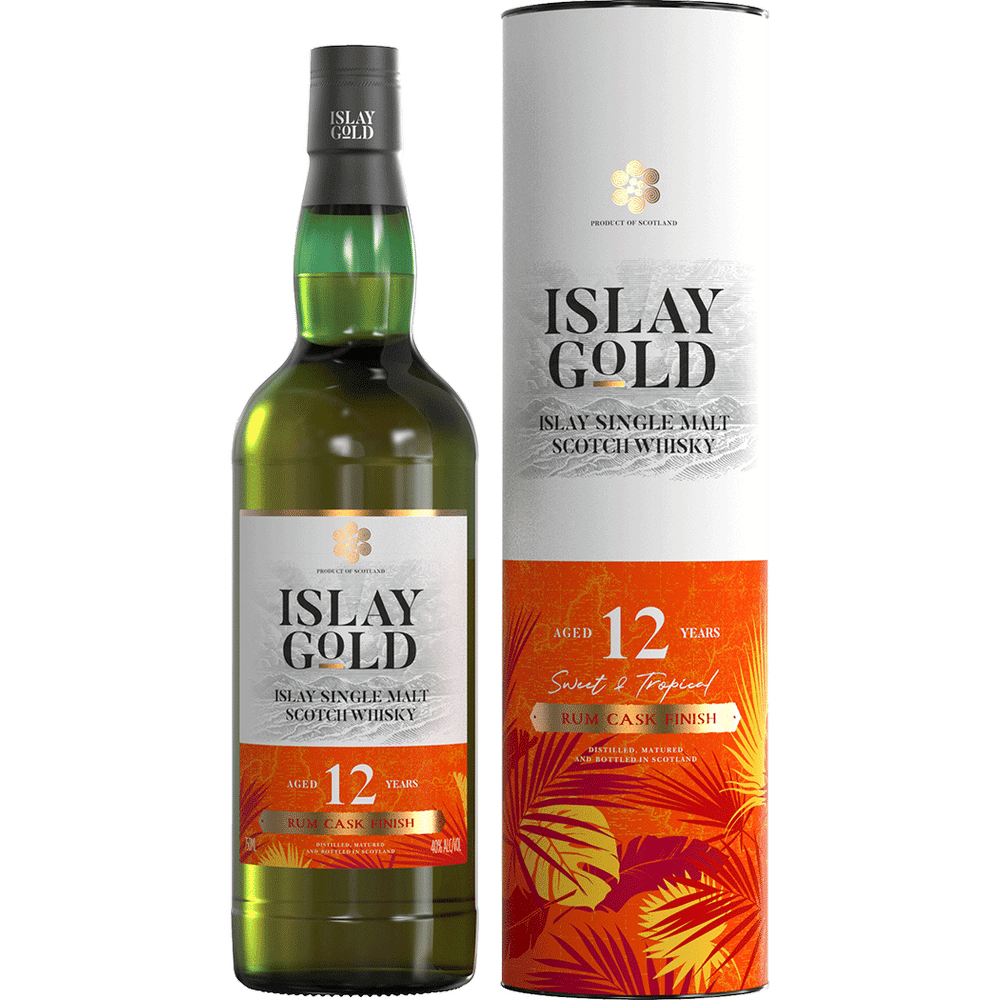 ウイスキー ISLAY SINGLE MALT SCOTCH WHISKY 2021 Islay Gold 12 Year Rum Cask Single Malt Scotch | Total Wine