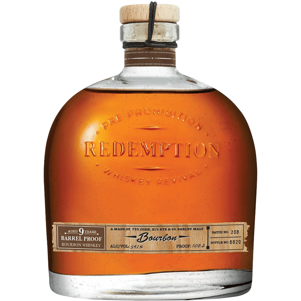 Redemption Bourbon 9 Year Barrel Proof 750ml