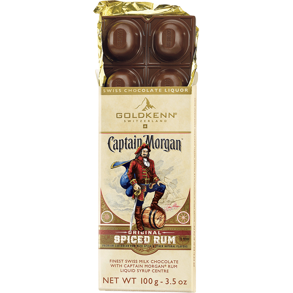Captain Morgan Liquor Filled Chocolate Bar 3.5oz