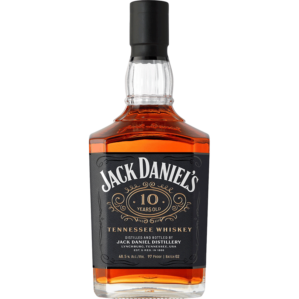 Jack Daniels 10 Year Tennessee Whiskey 700ml Bottle