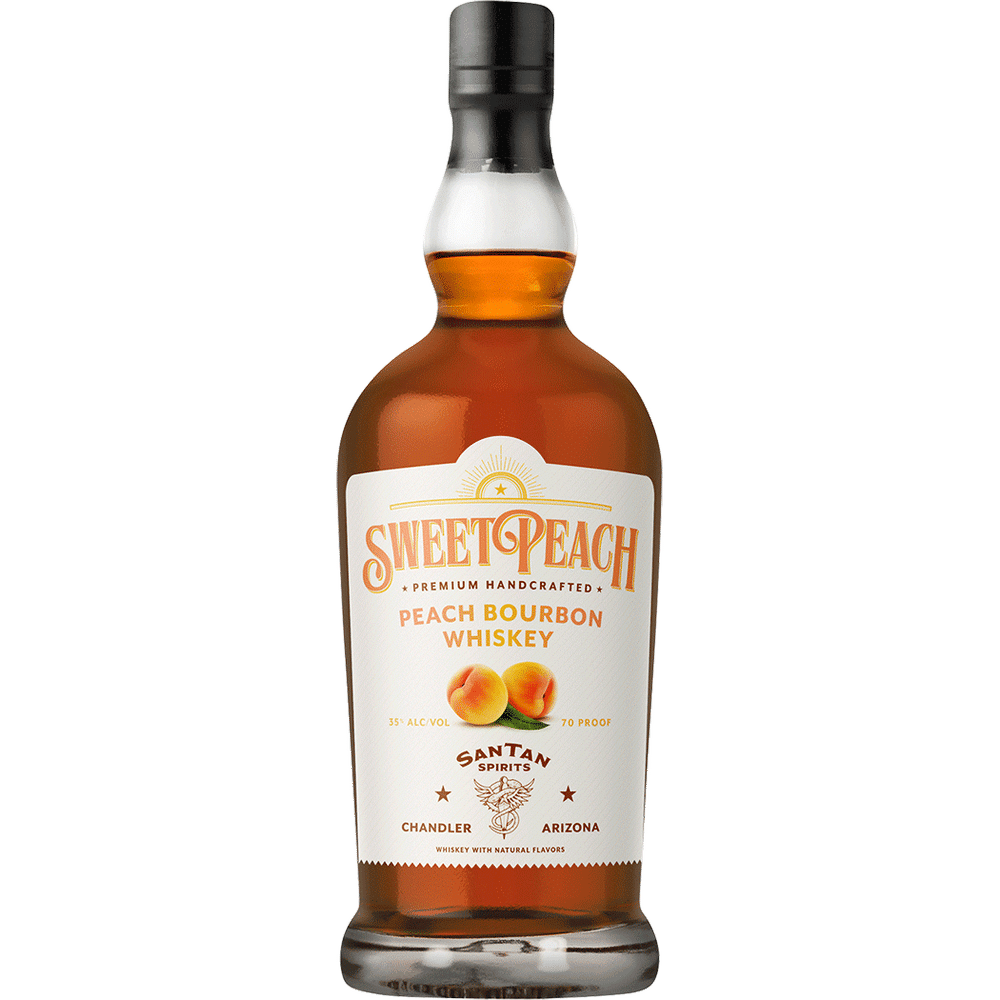 SanTan Sweet Peach Bourbon Whiskey 750ml