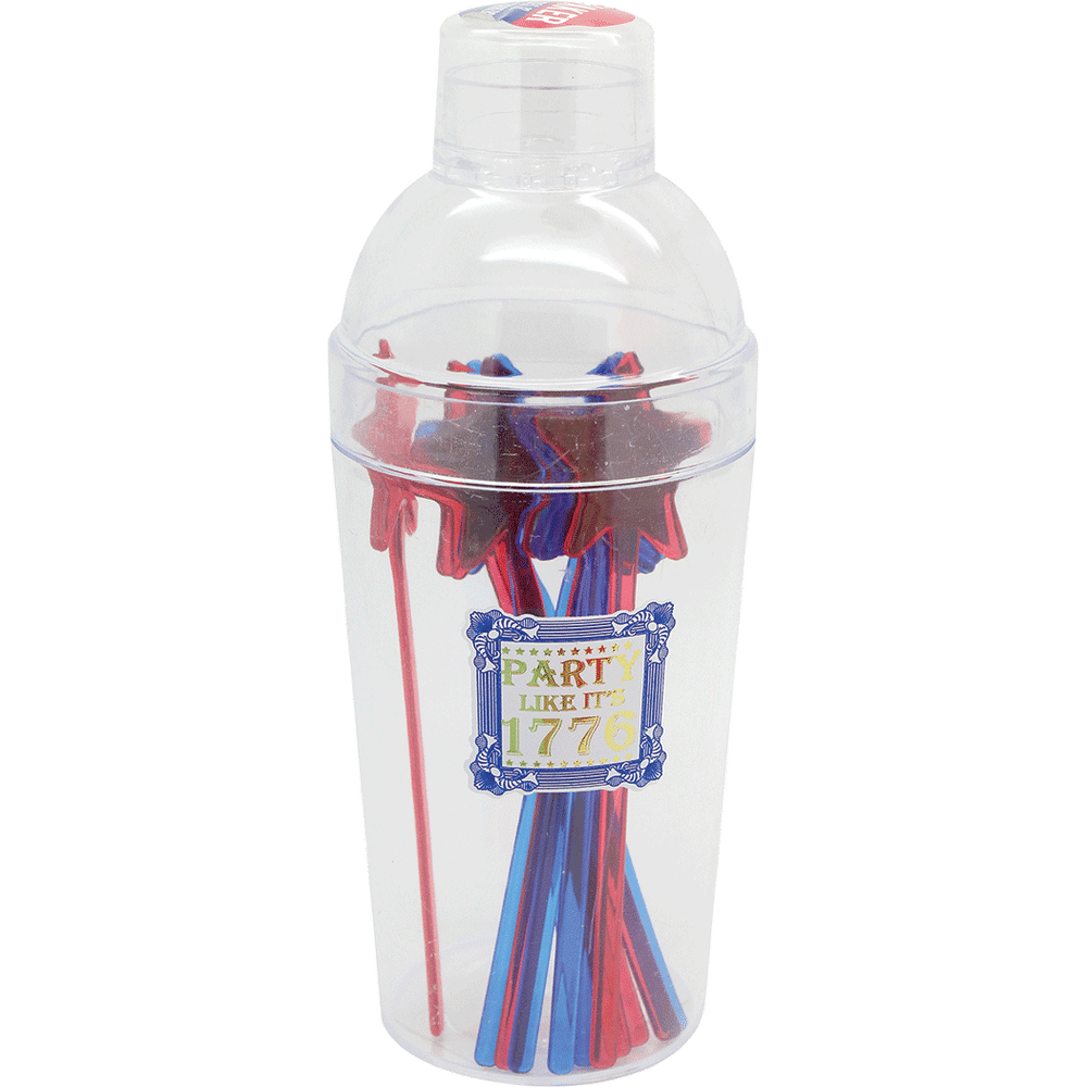 USA Cocktail shaker with stirrers 