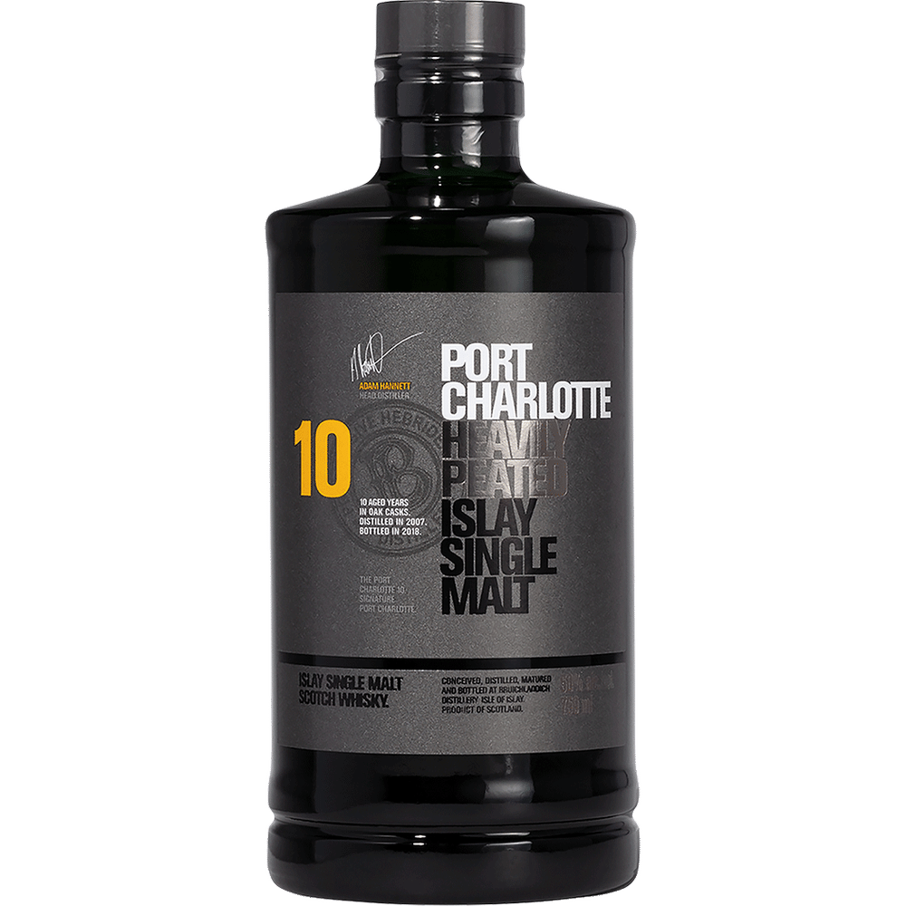 Bruichladdich Port Charlotte 10 Yr Peated Scotch 750ml