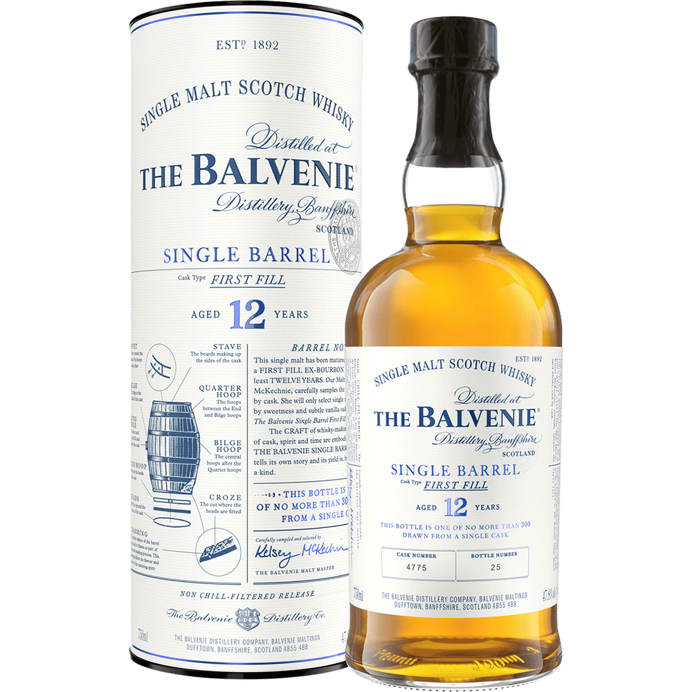 The Balvenie Single Barrel 12 Year Old Single Malt Scotch