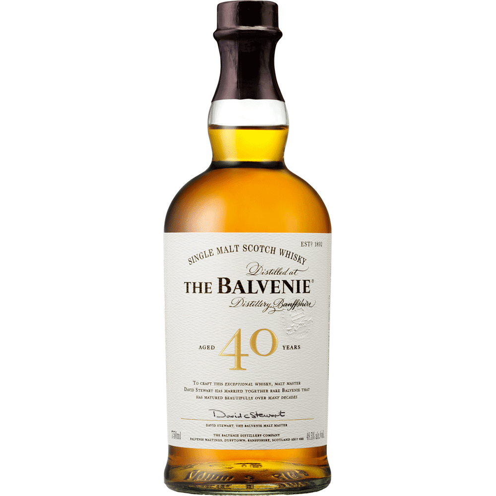 The Balvenie 40 Year Old Single Malt Scotch Whisky 750ml