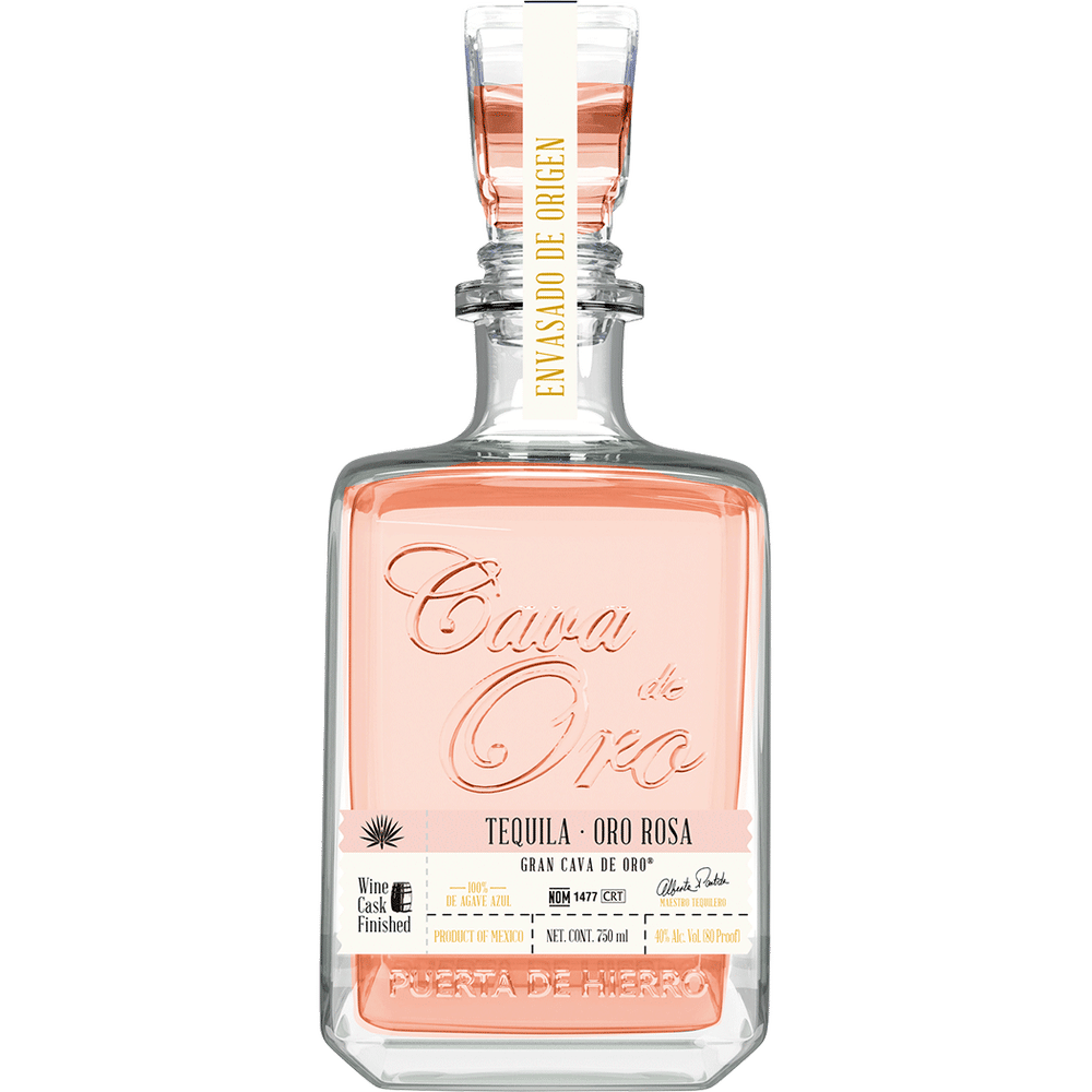 Cava de Oro テキーラ ローズゴールド 750ml（1本） Cava de Oro Rosa Gold Tequila | Total Wine & More