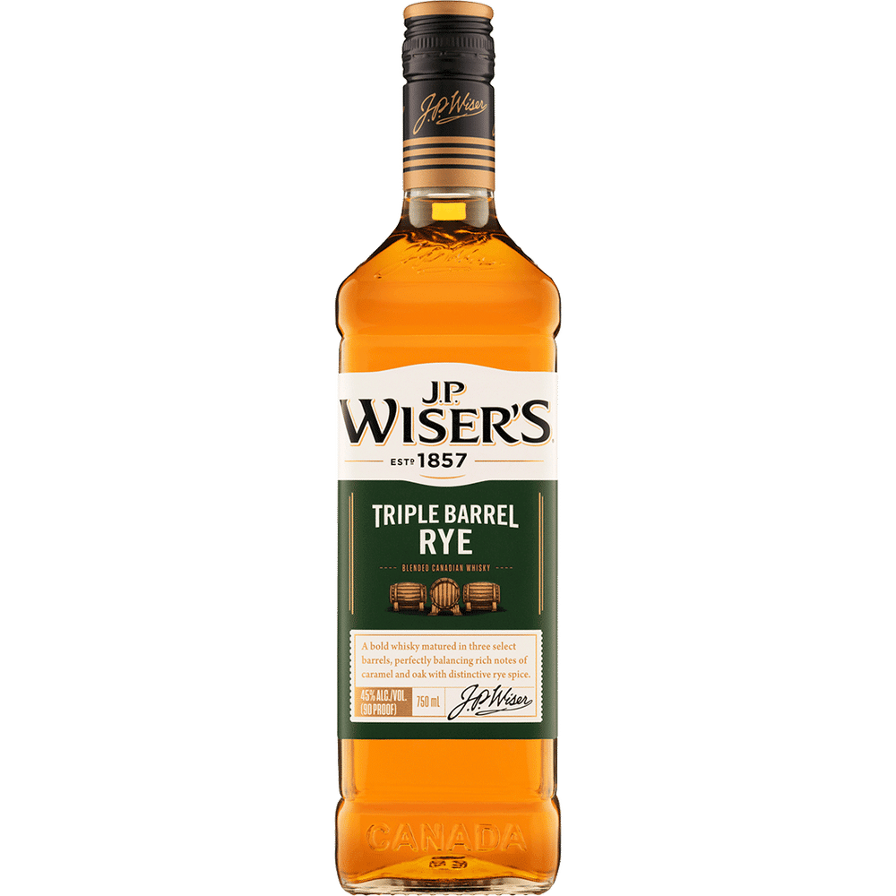 JP Wiser's Blended Canadian Rye Whisky 750ml