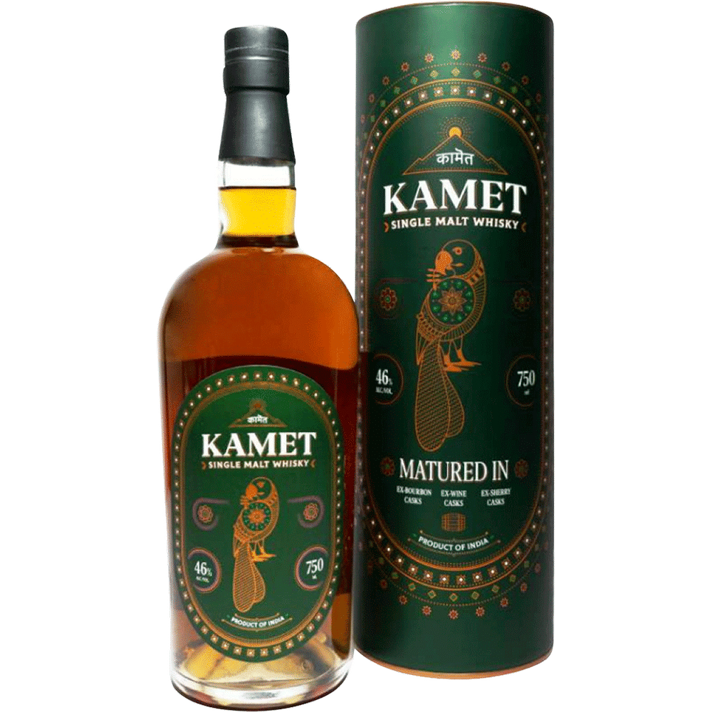 Kamet Indian Single Malt Whiskey 750ml