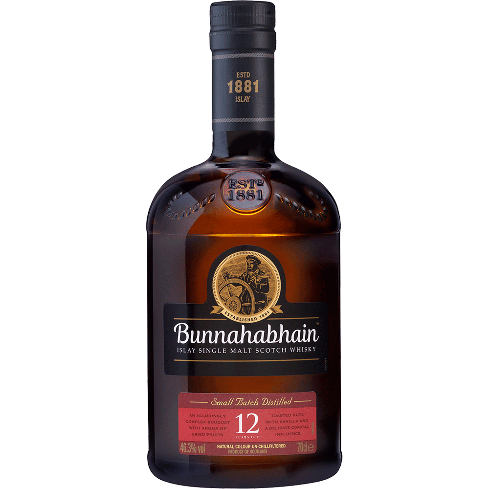 Bunnahabhain 12 Year Old Single Malt Scotch Whisky 750ml