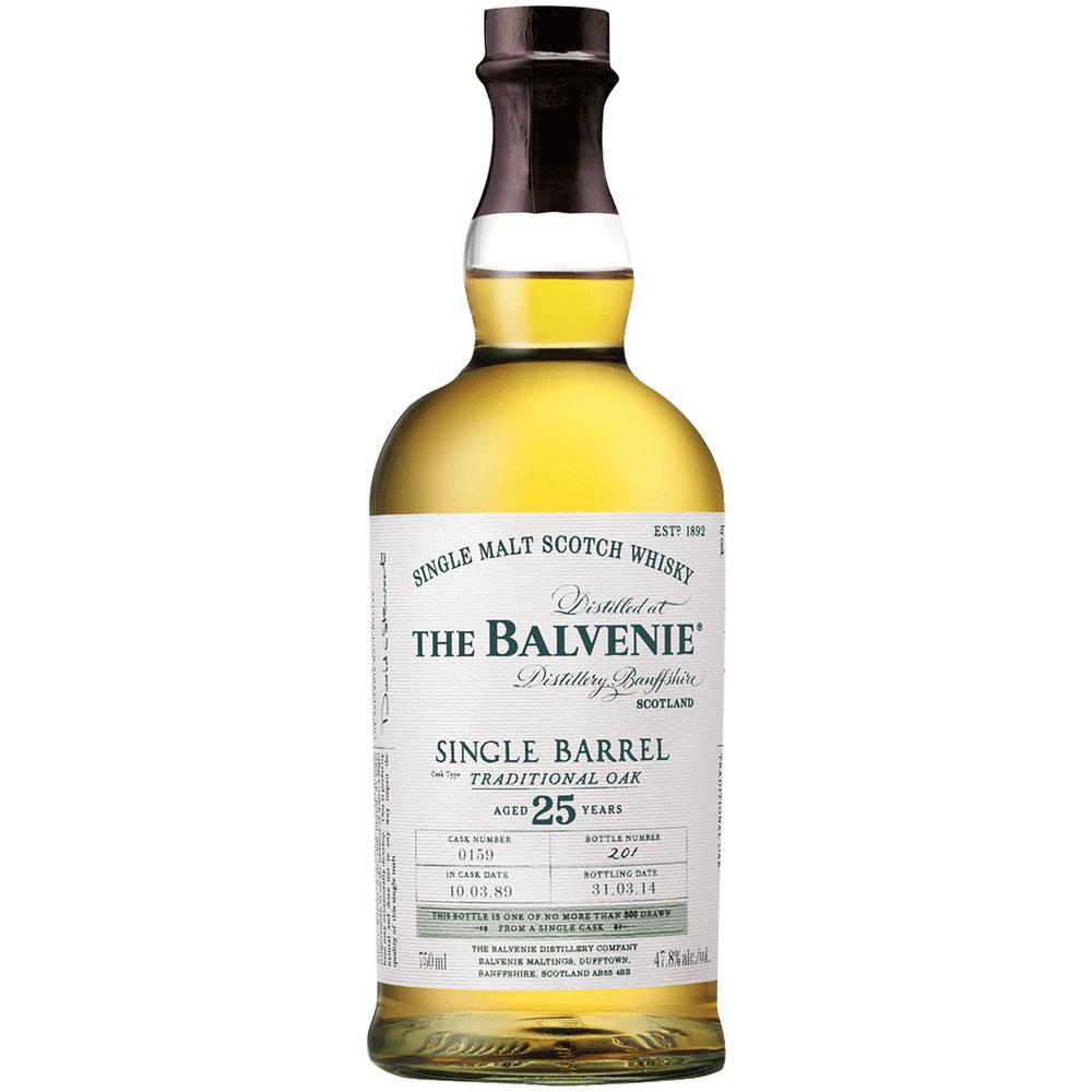 The Balvenie Single Barrel 25 Year Old Single Malt Scotch