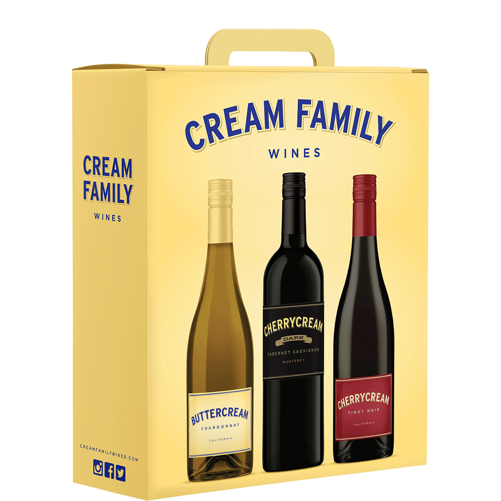 Cream Family Wines 3 Bottle Pack 3-750ml bottles