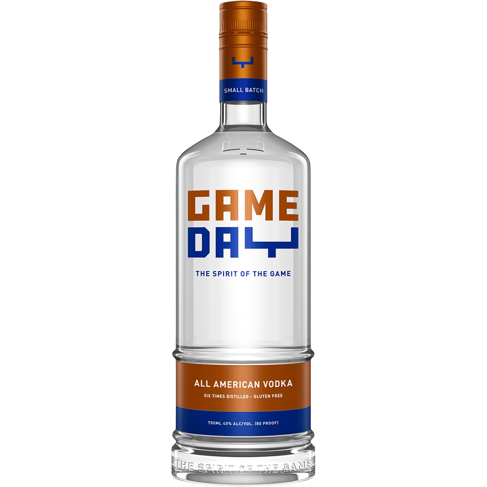 GameDay All American Vodka Orange & Blue 750ml