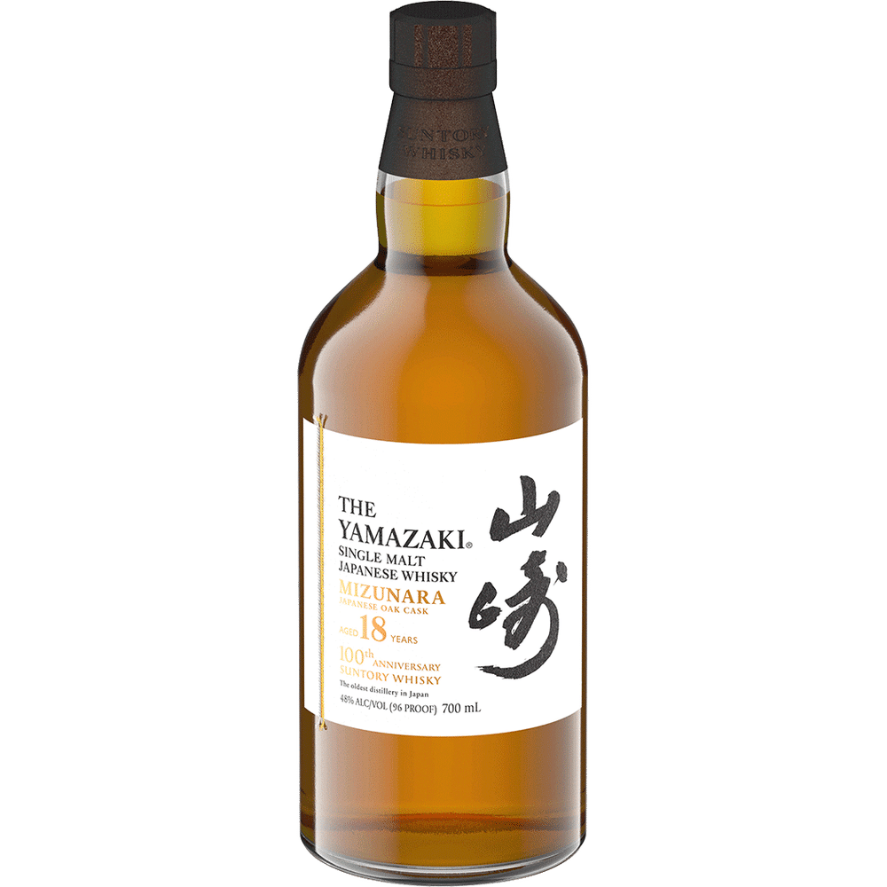 Yamazaki Whiskey Mizunara 18 Years Old 100th Anniversary 700ml - Oak and  Barrel