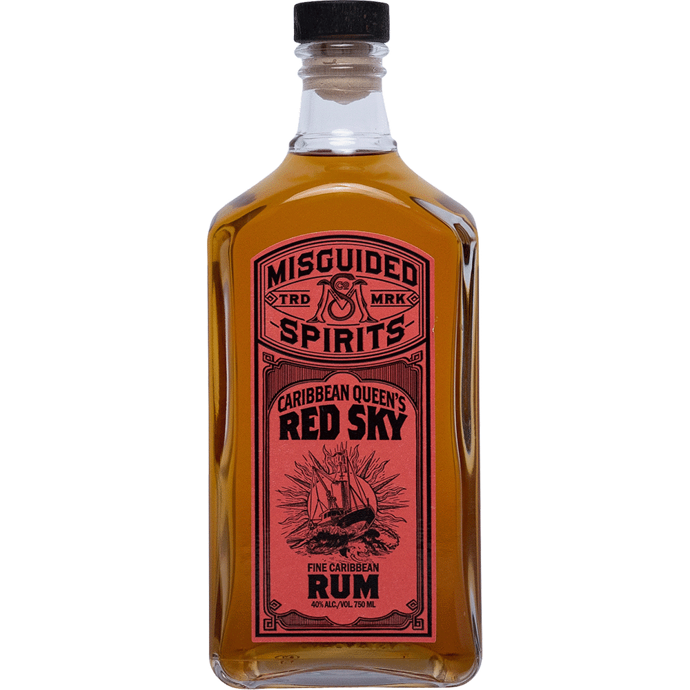 Misguided Spirits Caribbean Queen's Red Sky Rum Total Wine & More