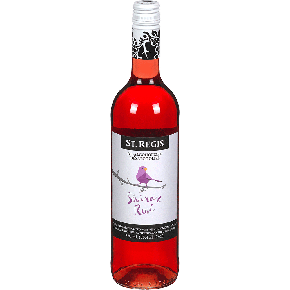 St Regis Shiraz Rose Non-Alcoholic Wine 750ml