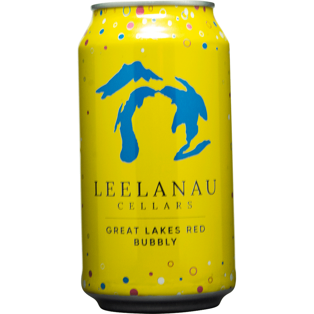 Leelanau Great Lakes Red Bubbly 375ml Can