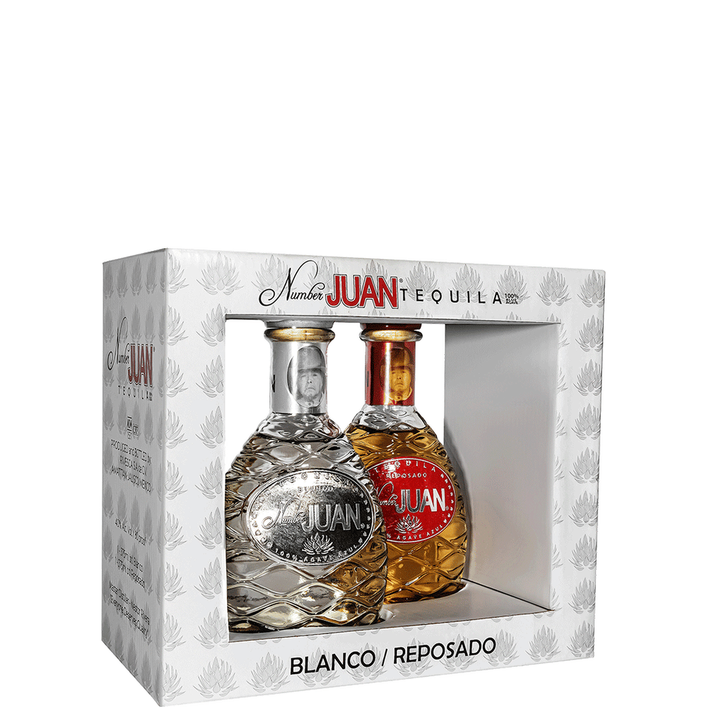 Number Juan Twin Blanco/Reposado Gift Set 375ml Gift