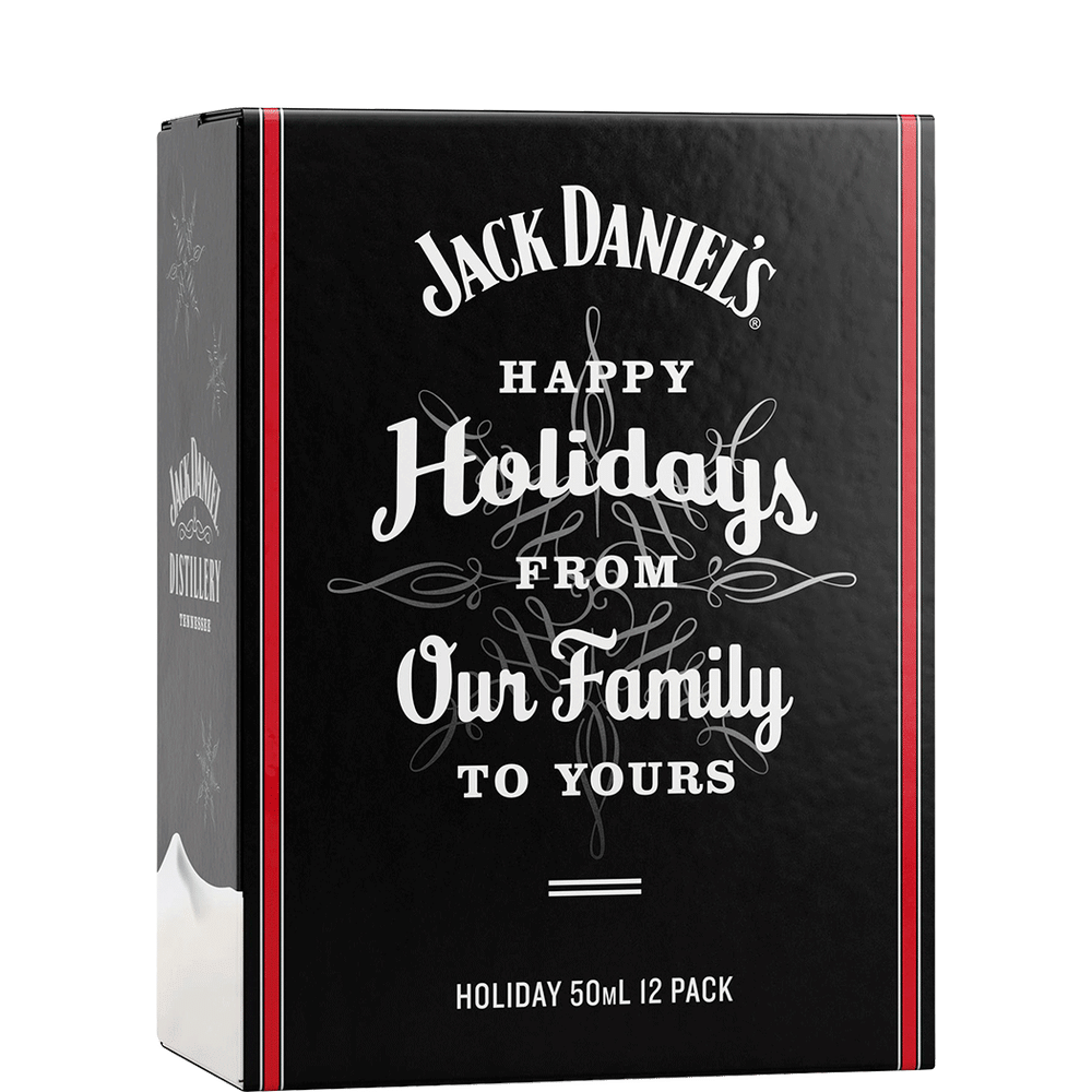 Jack Daniels Holiday Countdown Calendar Twelve Pack Gift 