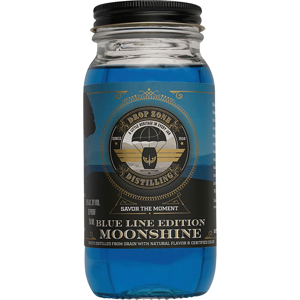 Drop Zone Blue Line Edition Moonshine Total Wine & More
