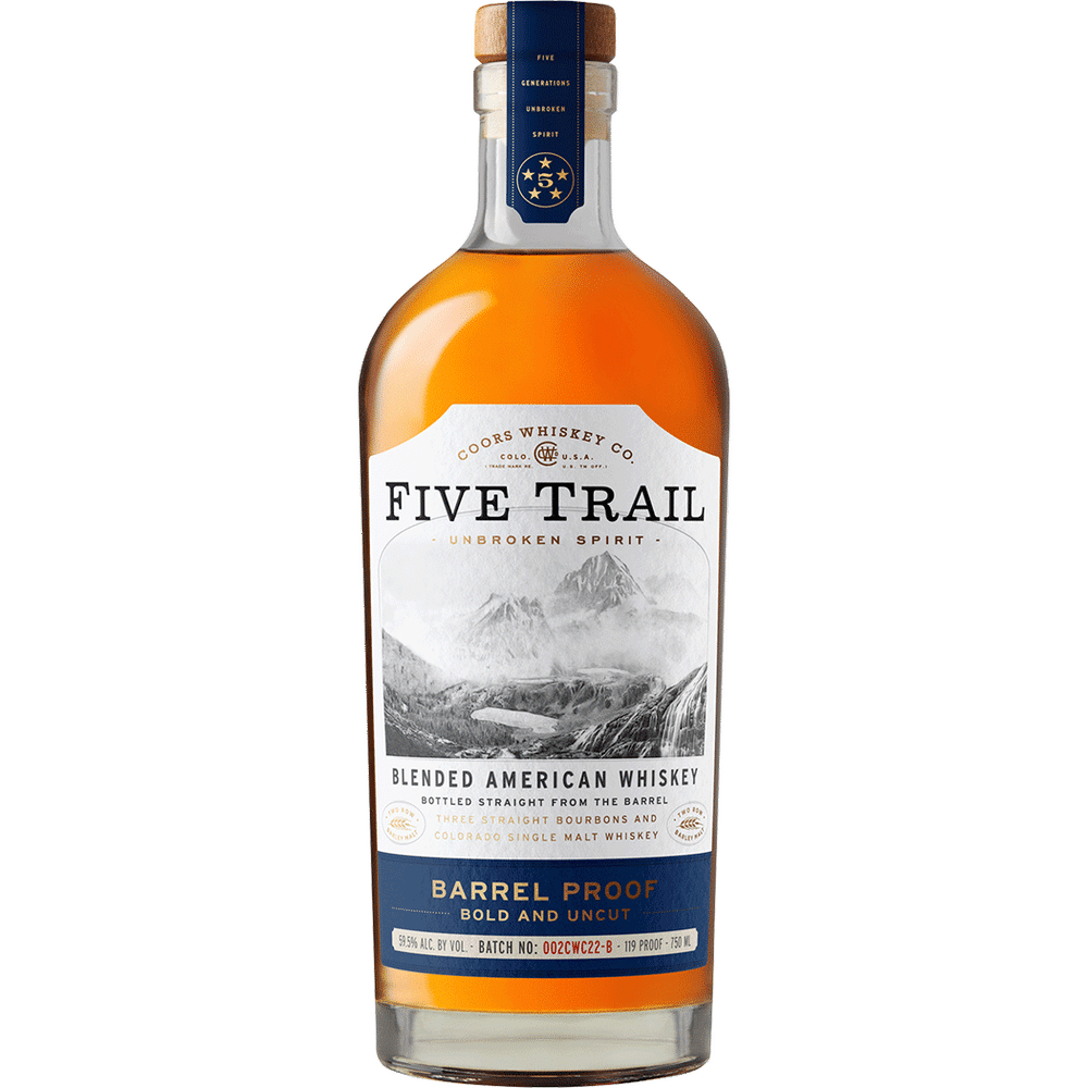 Five Trail Barrel Proof Whiskey 750ml
