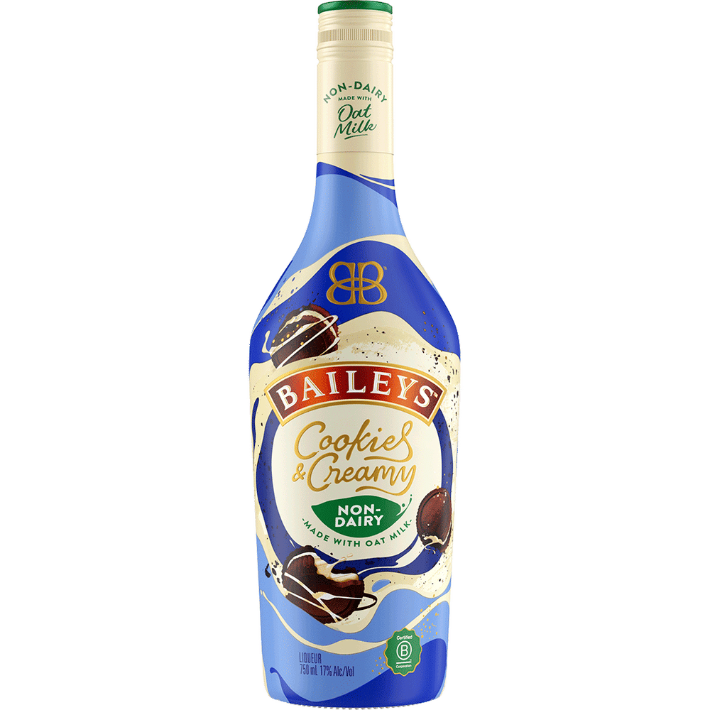 Baileys Cookies and Creamy Non-Dairy Liqueur Made with Oat Milk