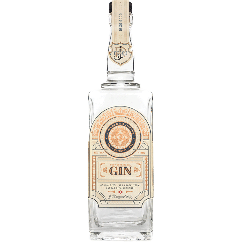 Rieger's Midwestern Dry Gin 750ml
