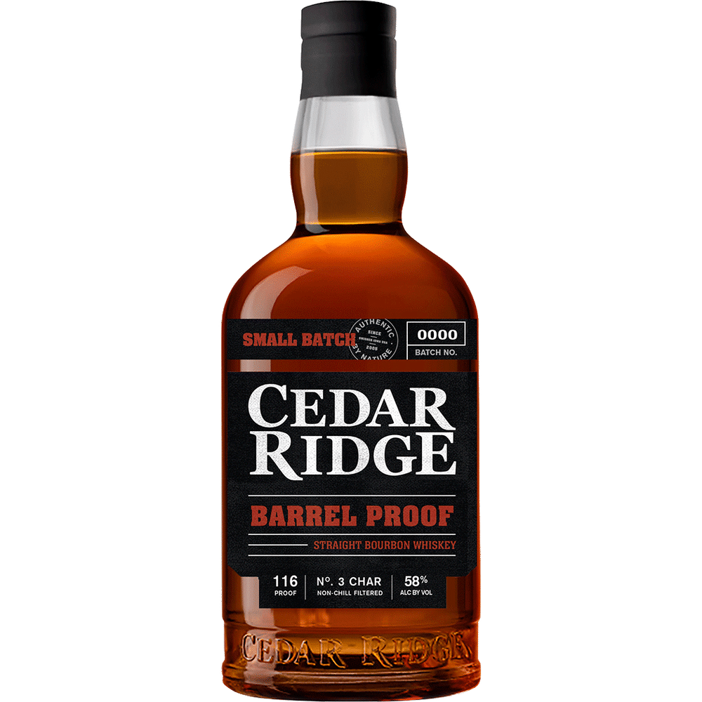Cedar Ridge Barrel Proof Bourbon Whiskey Total Wine & More