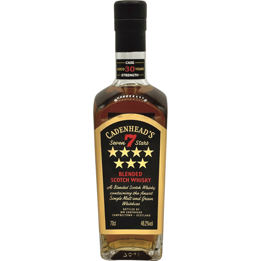WM Cadenhead Blended Scotch Whisky 7 Stars 30Yr 700ml Bottle