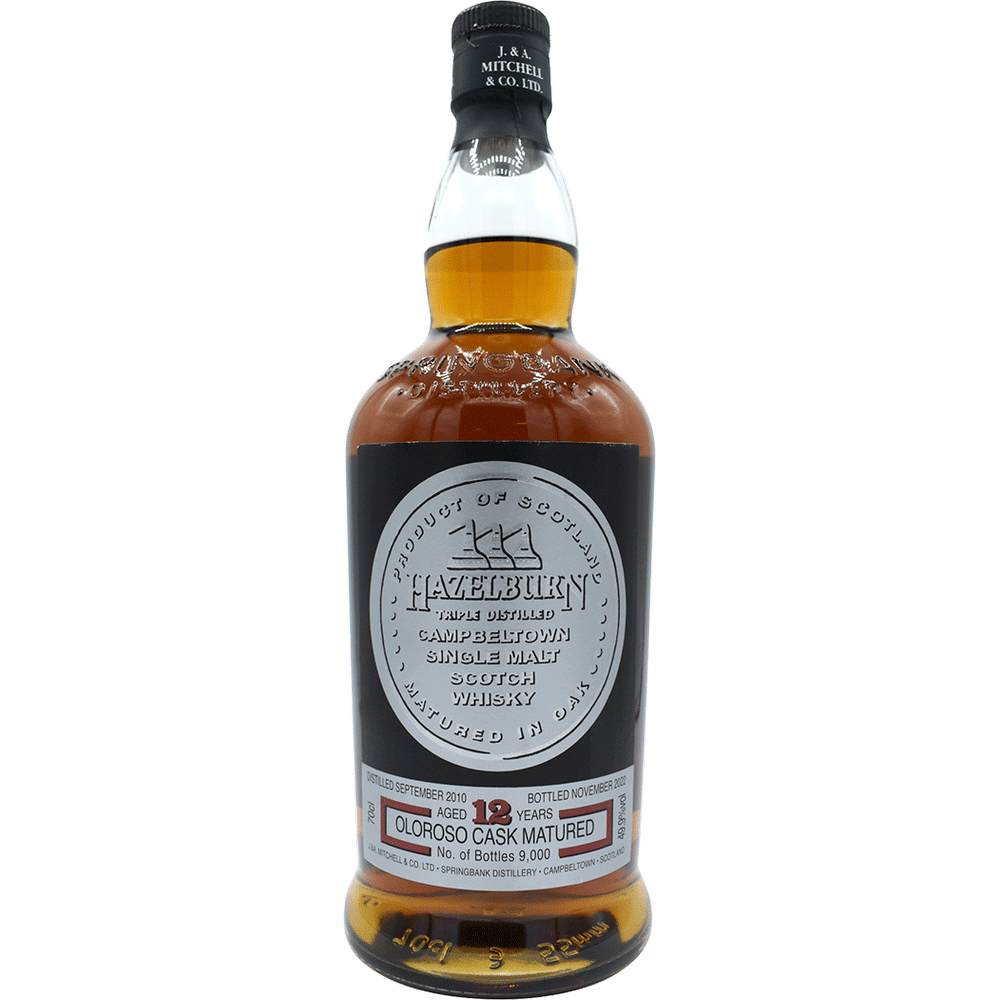 Hazelburn 12Yr Sherrywood Oloroso Cask Single Malt Scotch Whiskey