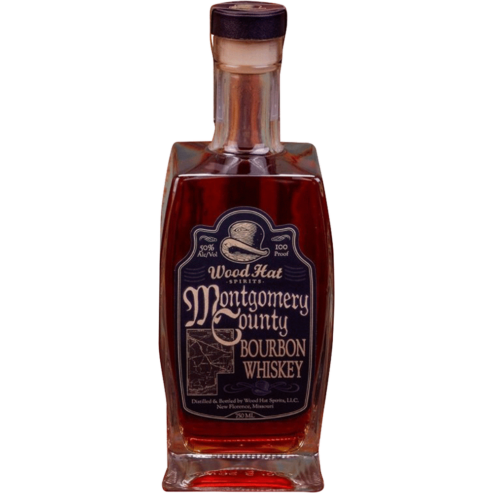 Wood Hat Montgomery County Missouri Straight Bourbon Whiskey Total