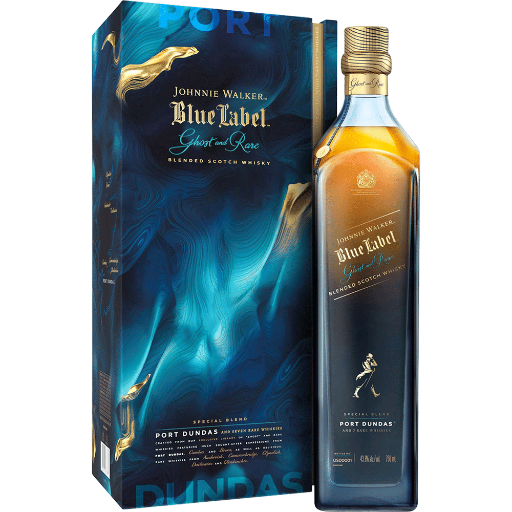 Johnnie Walker Blue Label Ghost & Rare Year 5 Port Dundas Scotch