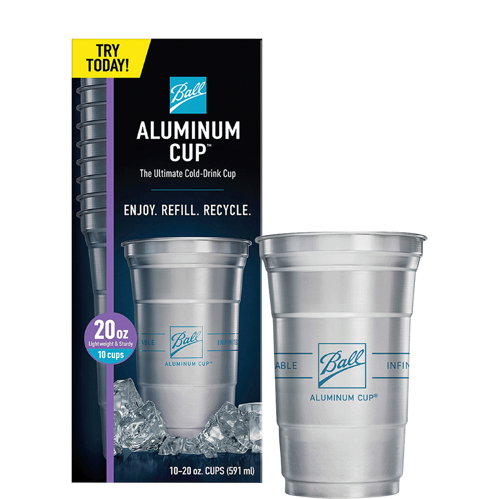 Ball 20 Oz Aluminum Cup 10 Pack 