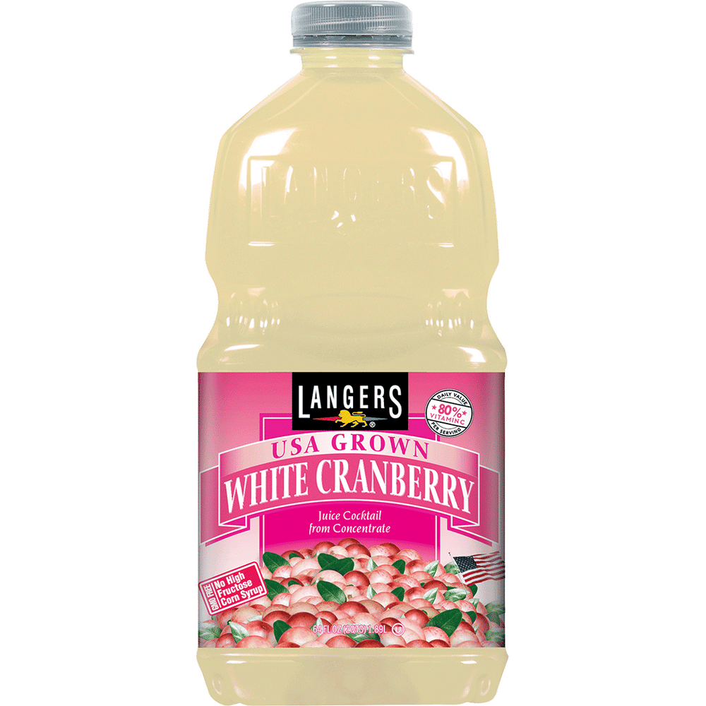 Langer's White Cranberry Juice 64oz Btl