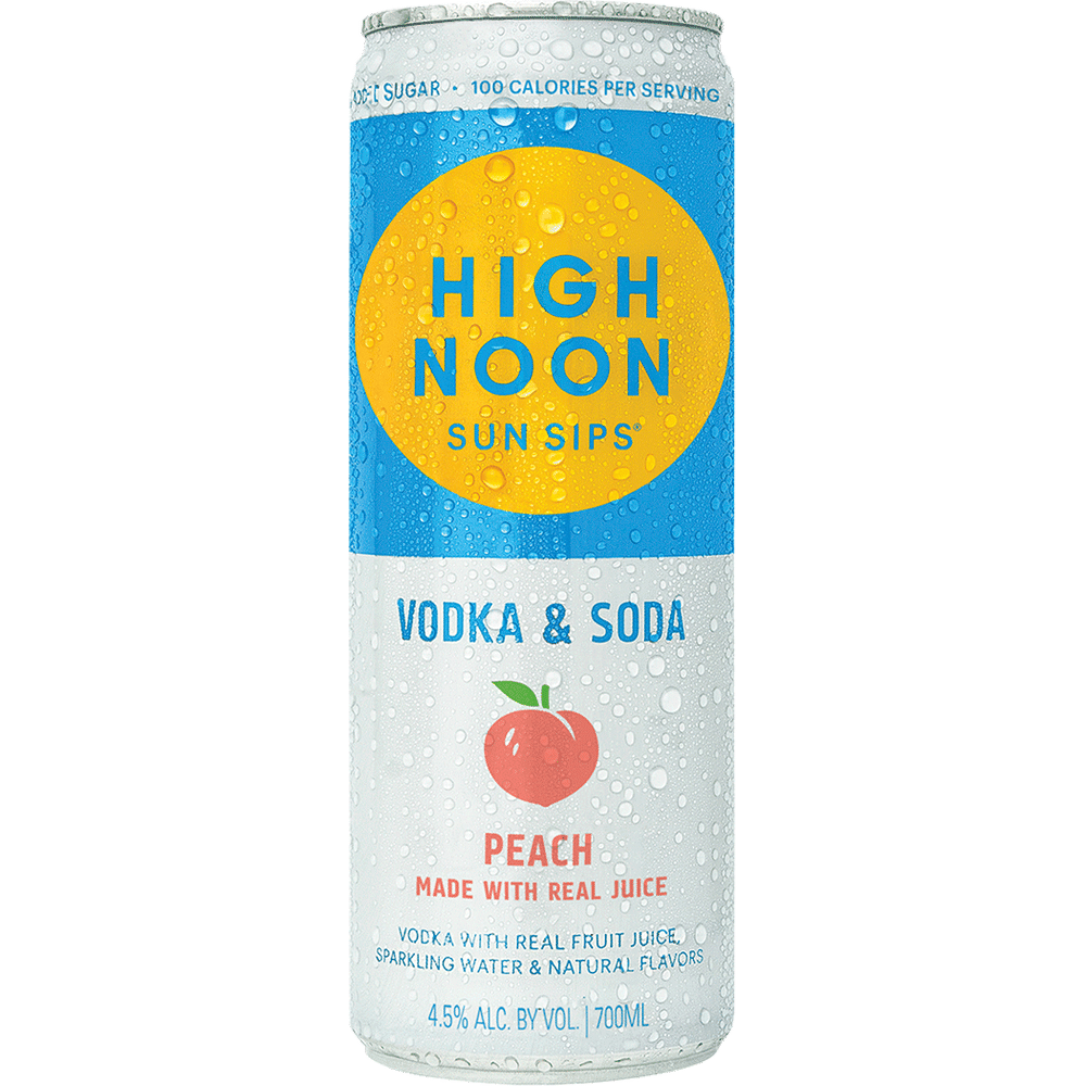 High Noon Hard Seltzer Vodka Peach | Total Wine & More