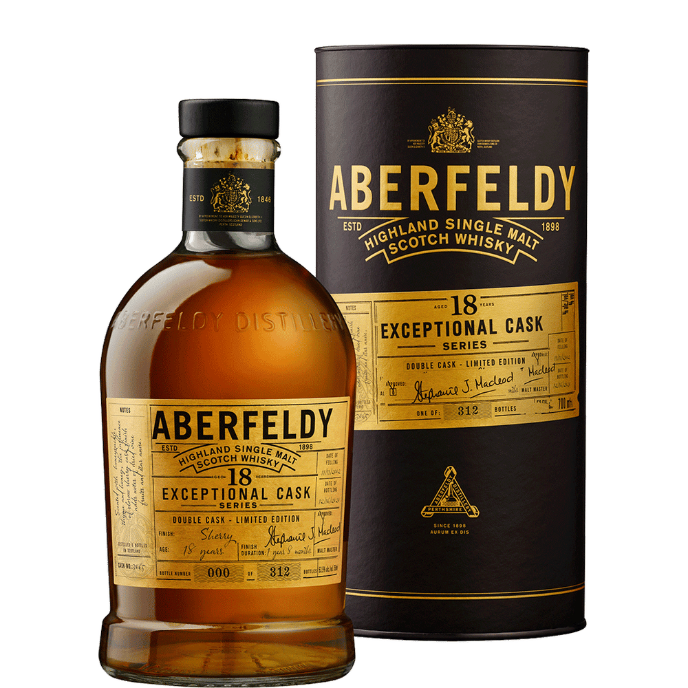 Aberfeldy 18 Year Double Cask Sherry Finish 750ml