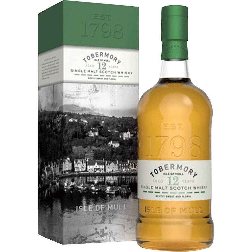 Tobermory 12 Year Single Malt Scotch Whisky 750ml