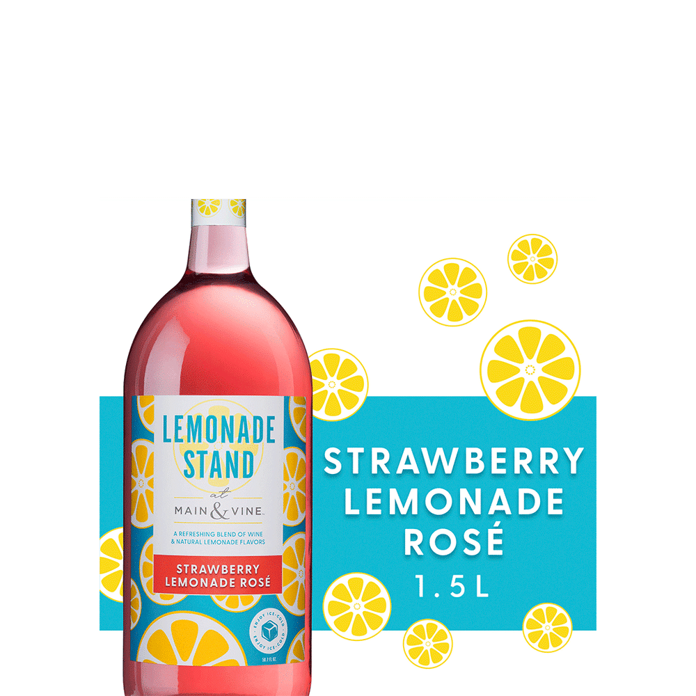 Main & Vine Lemonade Stand Strawberry Rose Lemonade Total Wine & More