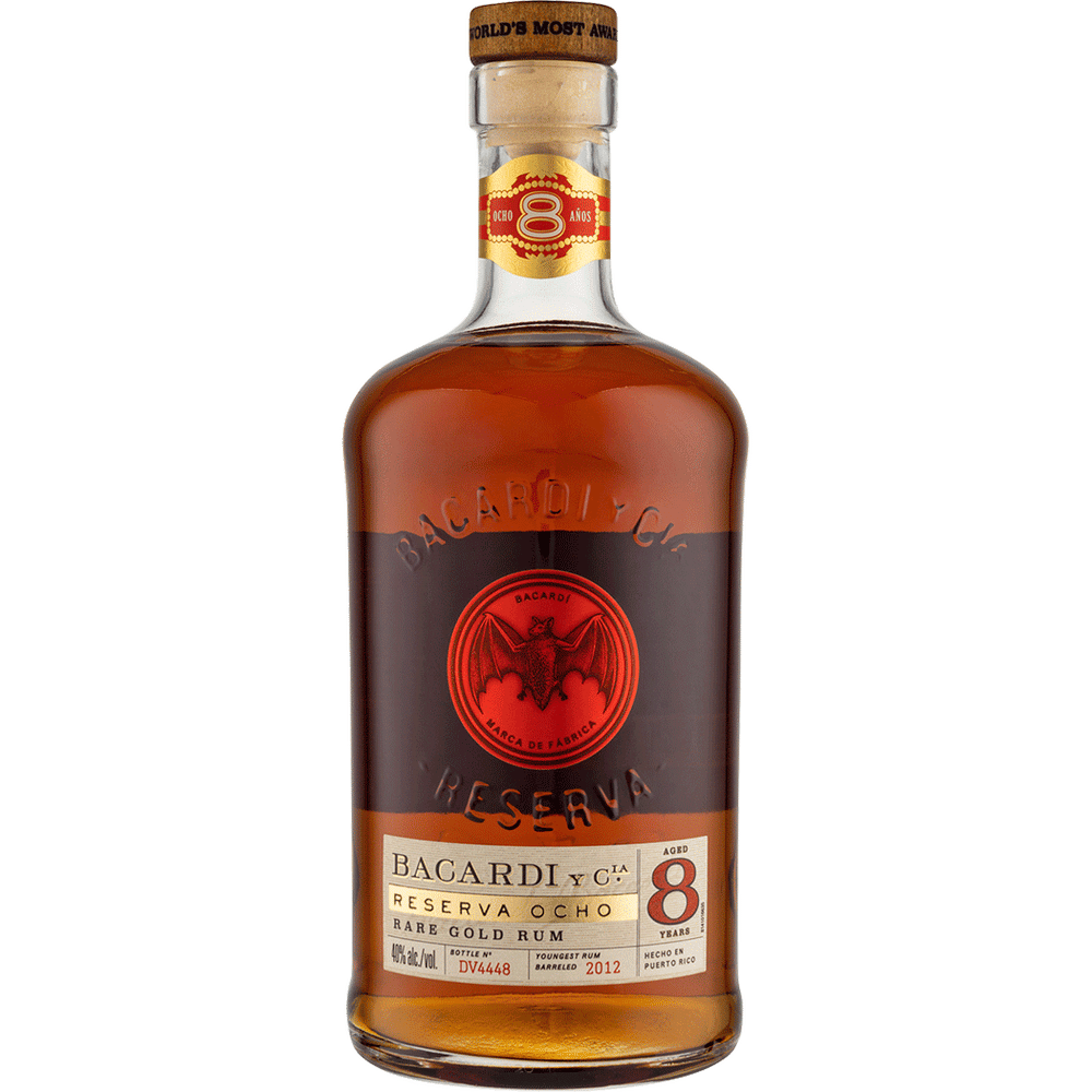 Rhum Bacardi - Reserva Ocho - 8 ans - Les Rhums du Monde