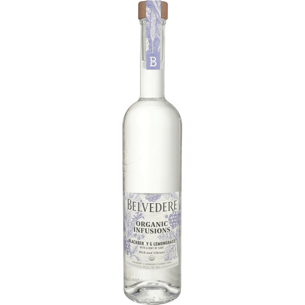 Belvedere Organic Infusions Blackberry Lemongrass Vodka 750mL – Crown Wine  and Spirits