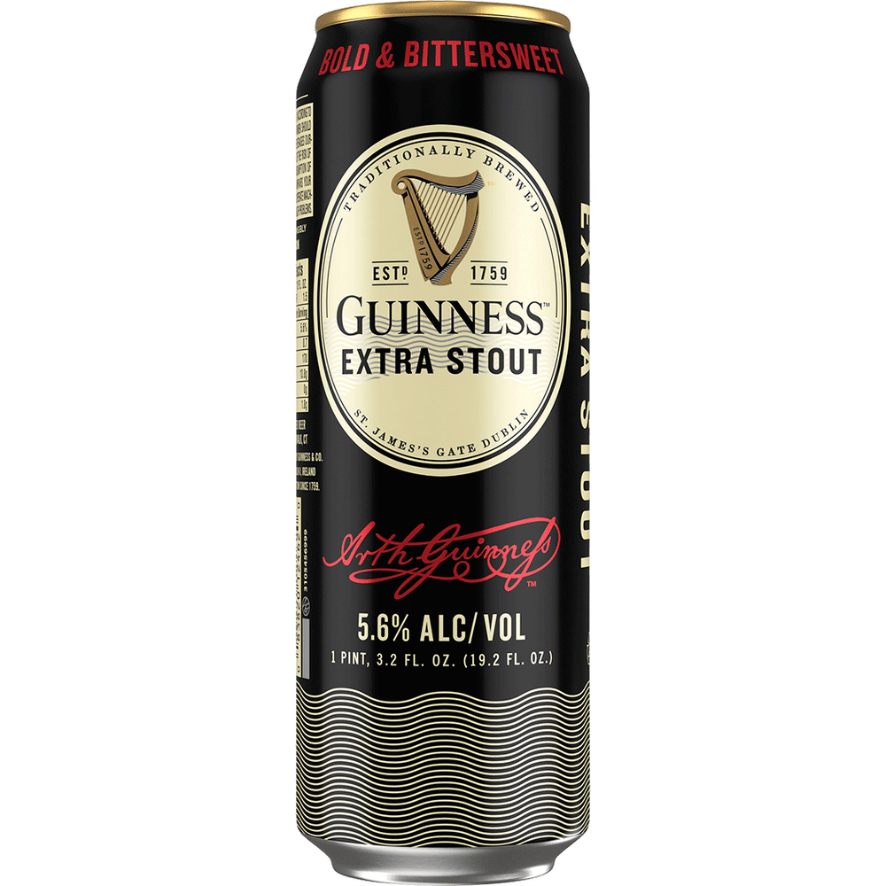 Guinness Extra Stout 19.2oz Can