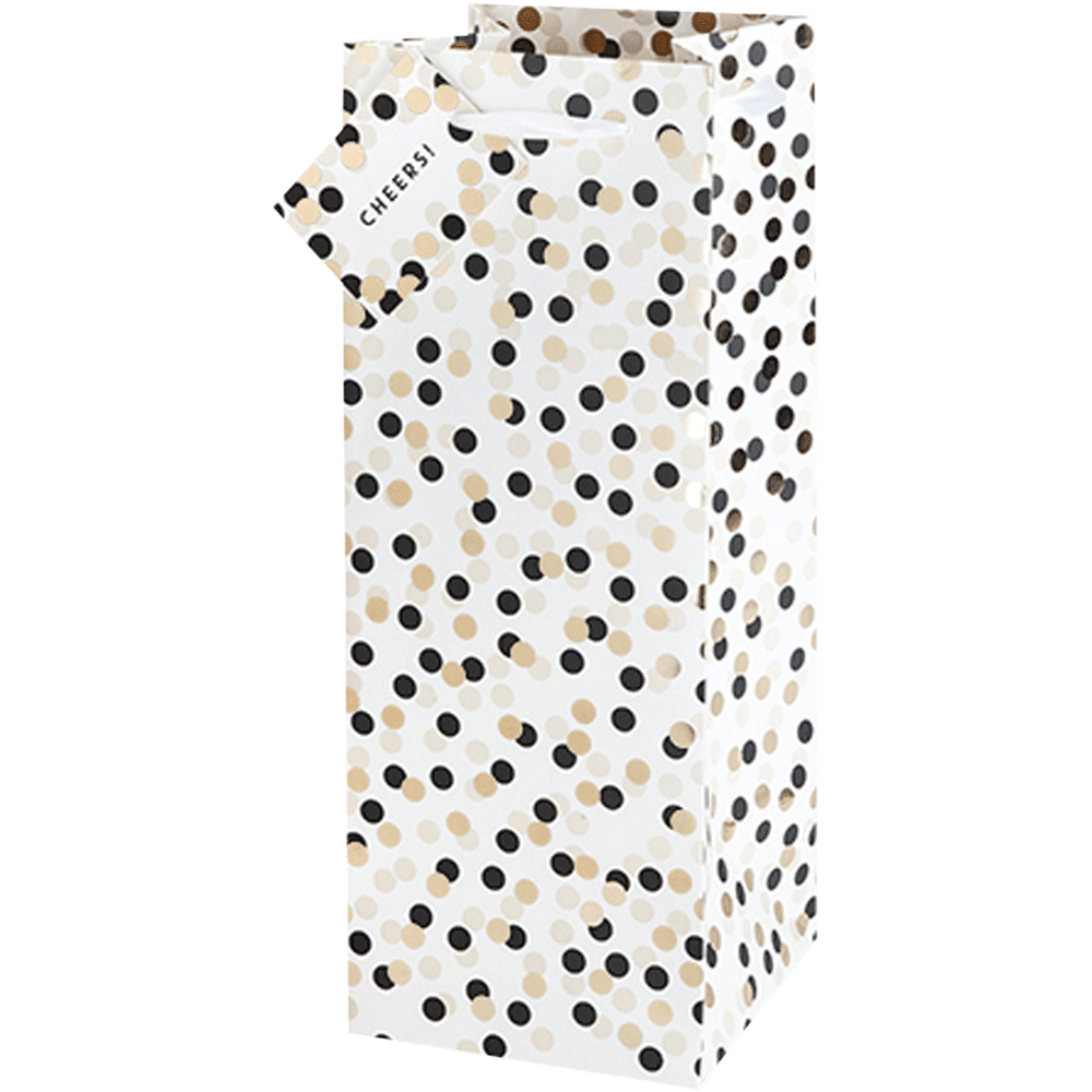 Gift Bag 1.5/1.75L - Tuxedo Dots 