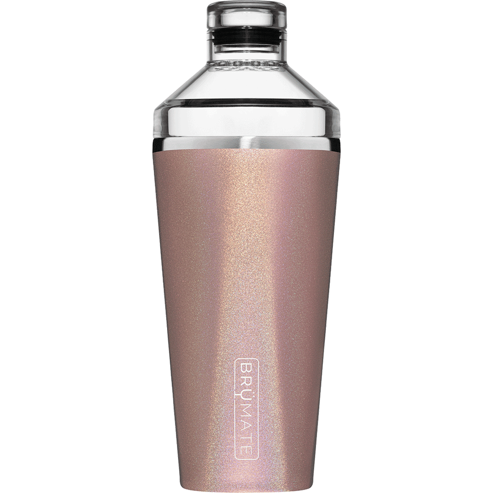 BruMate Cocktail Shaker + 2 MargTini 10oz Tumblers/Lids - Glitter