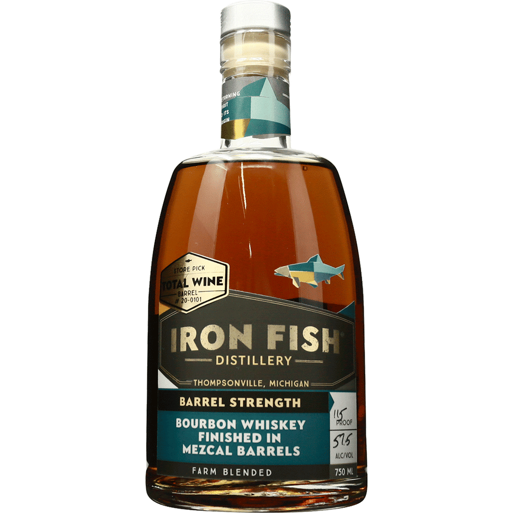 Iron Fish Mezcal Cask Finish Barrel Strength Bourbon Barrel Select 750ml