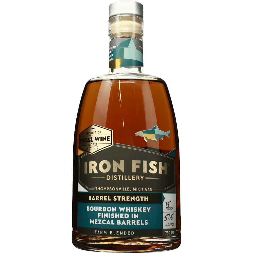 Iron Fish Mezcal Cask Finish Barrel Strength Bourbon Barrel Select Total Wine & More