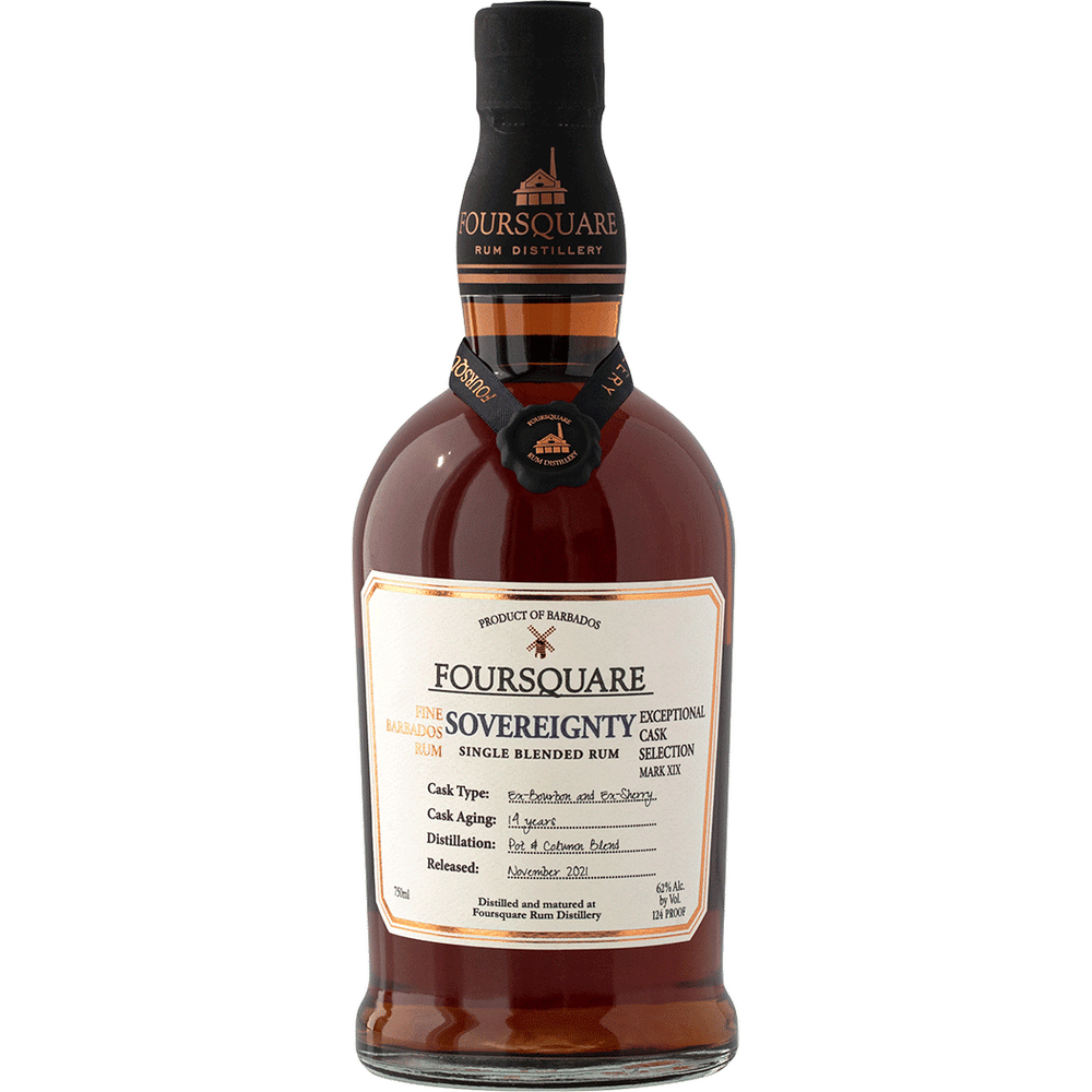 Foursquare Sovereignty Single Blended Rum 750ml