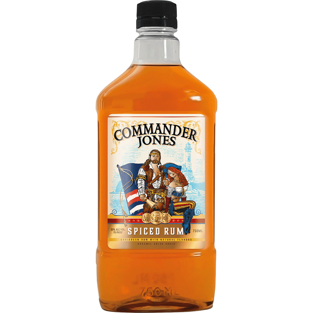Commander Jones Spiced Rum Plastic 750ml