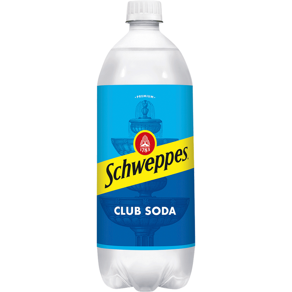 Schweppes Club Soda 1L