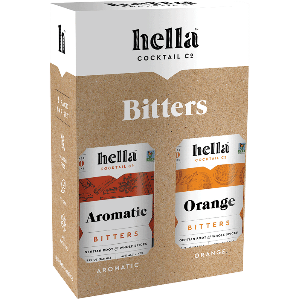 Hella Bitter Aromatic&Orange Pack 1.7oz-2pk