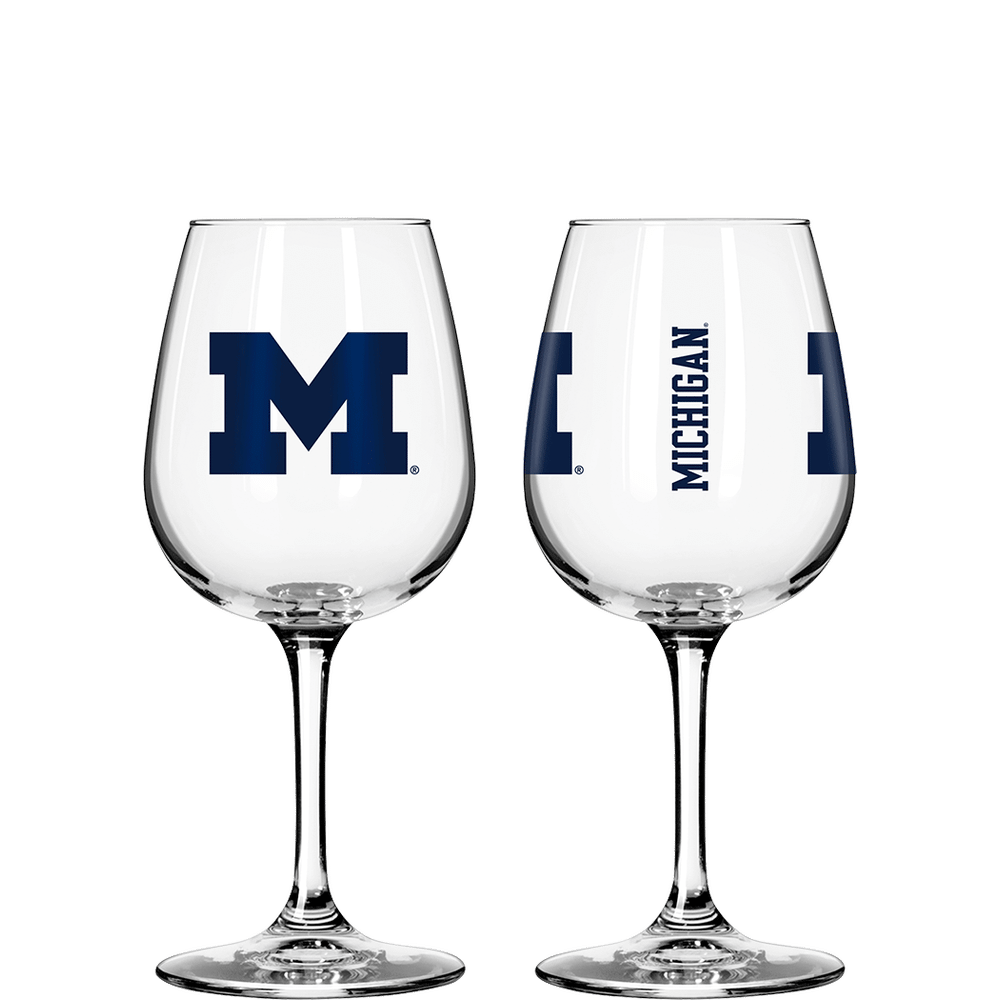 University of Michigan 12oz Stemmed Wine Glass Total Wine & More
